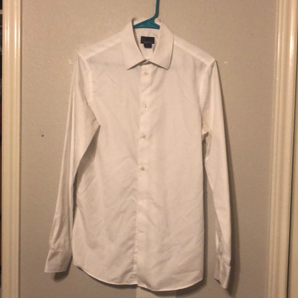 White button down